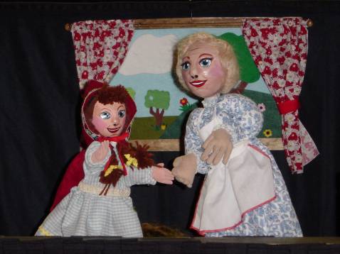 Mom sends Little Red Riding Hood off to visit Grandma