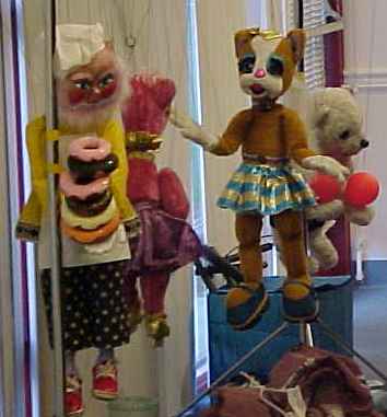 Backstage at "The Holly Follies"