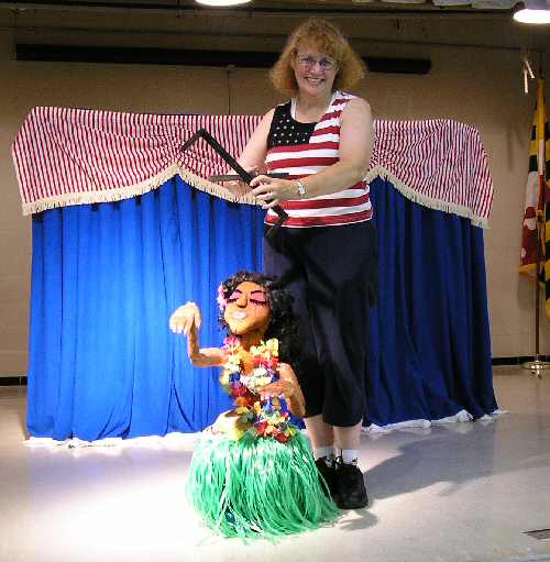 Picture of Susan at the Beltsville Library